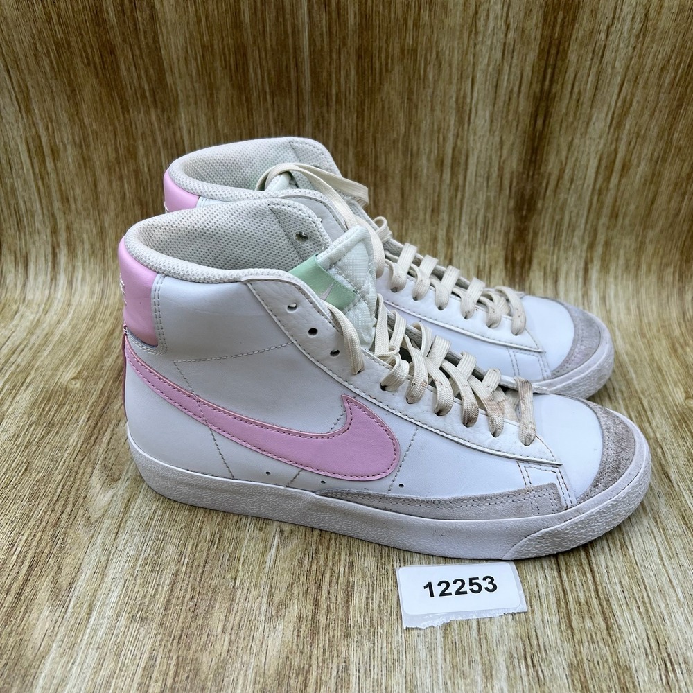 Nike Blazer Mid 77 Women's Size 7.5 White Pink High Top Sneakers DA4086-106 - Picture 10 of 10
